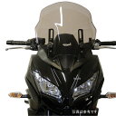 エムアールエー MRA スクリーン ツーリング 15年-16年 ヴェルシス 1000、650 黒 4548916389605 JP店