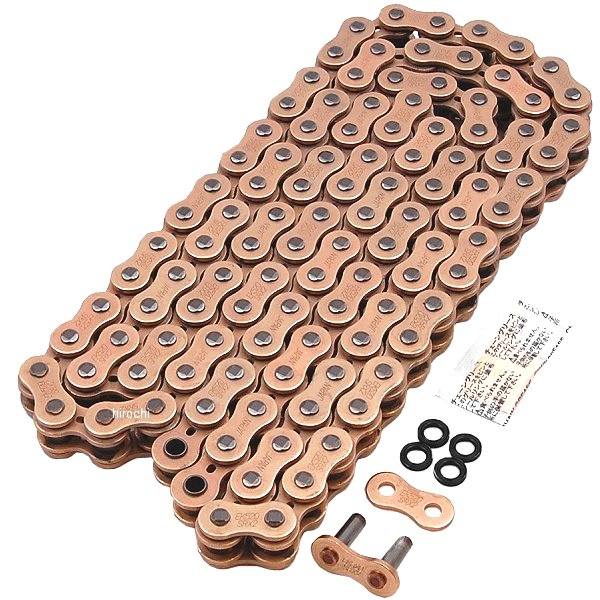 【メーカー在庫あり】 EKチェーン 江沼チェーン シリーズ 110L カシメジョイント ゴールド 520SRX2 JP店