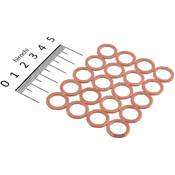 【メーカー在庫あり】 エスコ(ESCO) 10x14x1.0mm 銅パッキン 20個 000012247551 JP