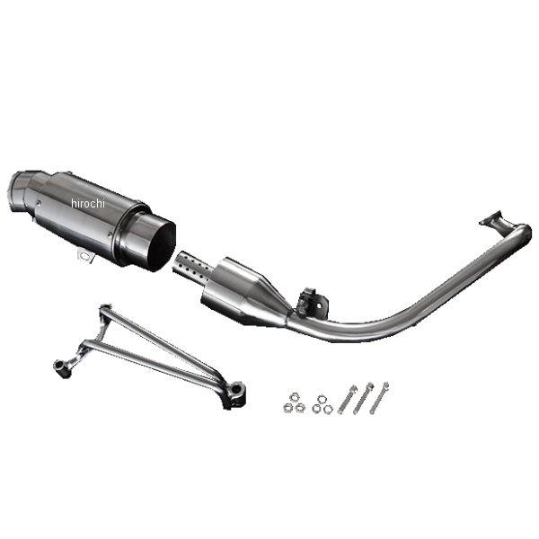 【メーカー在庫あり】 NBS バイクパーツセンター マフラー ショートタイプ カスタム用 アドレスV125G (CF46A) ステンレス 2030 JP店