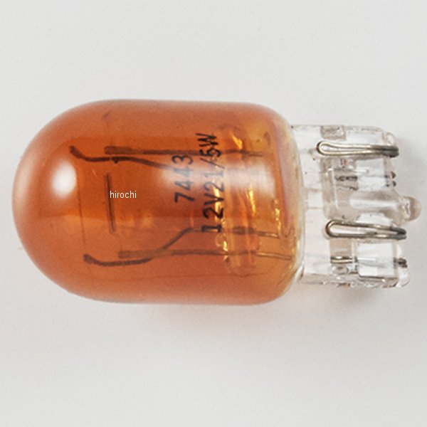 【メーカー在庫あり】 NBS バイクパーツセンター ウェッジバルブ T20 12V 21/5W オレンジ 905528 JP店