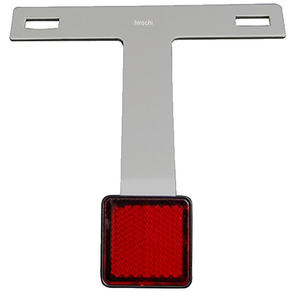 【メーカー在庫あり】 NBS バイクパーツセンター リフレクター 汎用 四角タイプ シルバー 907202 JP店