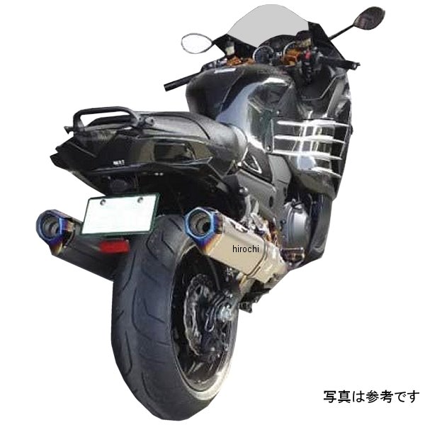 ビート BEET スリップオンマフラー ナサートエボリューション TYPE2 12年-17年 ニンジャ ZX-14R ABS ブルーチタン 0222-KD3-BL JP店