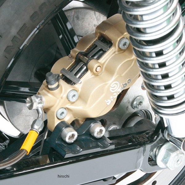 アクティブ ACTIVE リアキャリパーサポート ブレンボ40mmピッチ 左側用&STDロータ...