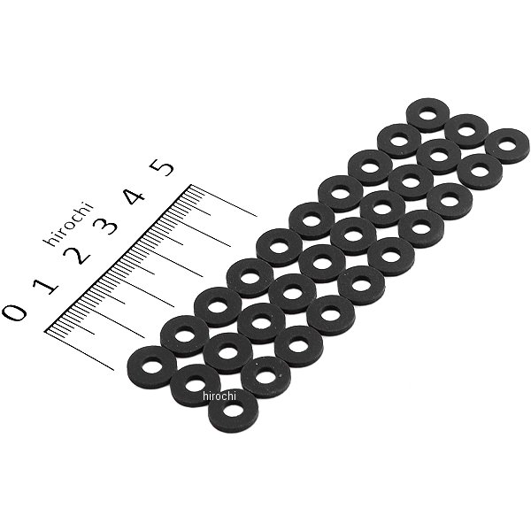 【メーカー在庫あり】 エスコ(ESCO) 10x 4x1.5mm/ M4 ゴム平パッキン 30枚 000012202414 JP
