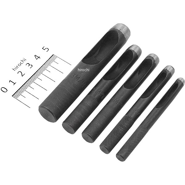 【メーカー在庫あり】 エスコ ESCO 5.0-13.0mm 5本組革ポンチ 000012027521 JP店