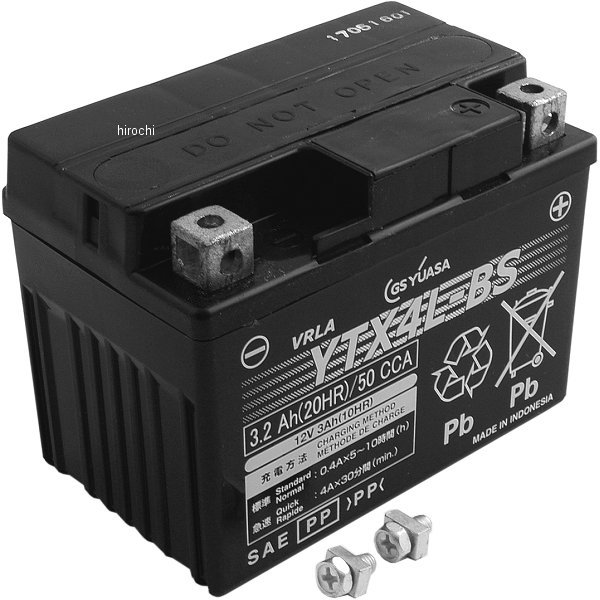 YTX4L-BS GSユアサ MFバッテリー 制御弁型 12V (液入充電済) YTX4L-BS-GY3-C JP店