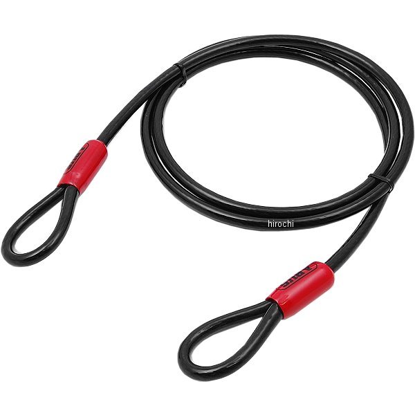 【メーカー在庫あり】 アブス ABUS コブラ ケーブルロック 10mmX200cm 黒 4003318111679 JP店