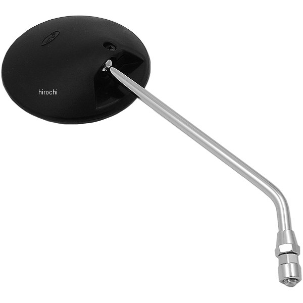 【メーカー在庫あり】 NTB ミラー 丸型 黒/メッキ 8mm 左右共通 MR-102 JP店(2.0)