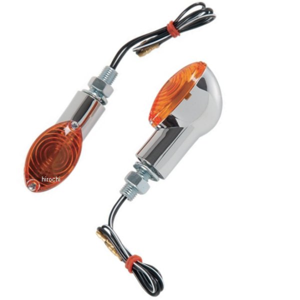 【USA在庫あり】 K&S ケーアンドエス マーカー ライト L64mmxW-38mm クローム/アンバー 2040-0100 JP店