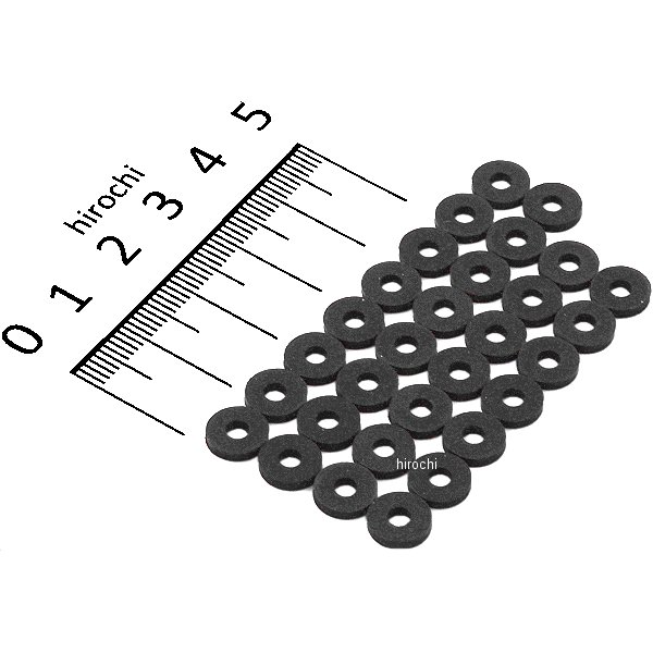 【メーカー在庫あり】 エスコ(ESCO) 8x 3x1.5mm/ M3 ゴム平パッキン 30枚 000012202413 JP