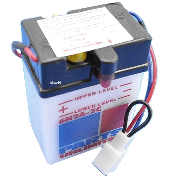 【USA在庫あり】 パーツアンリミテッド Parts Unlimited 液別 バッテリー 開放型 6V R6N2A-2C-3 R6N2A-..