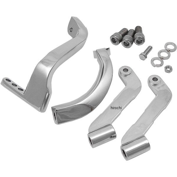 【USA在庫あり】 DRAG ドライバーフットボード取り付けブラケット 84年-08年 FLT DS-530620 JP店