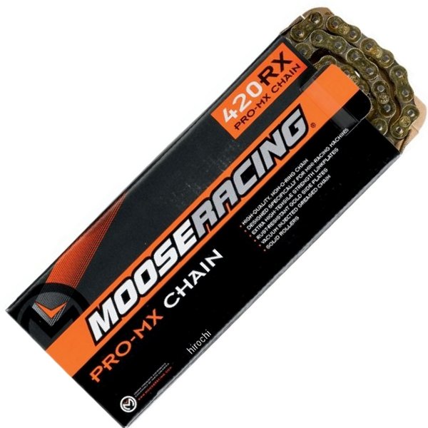 ムースレーシング MOOSE RACING チェーン クリップタイプチェーンサイズ:420リンク数:100Lノンシールチェーンクリップジョイント付属推奨排気量：50cc-80ccM576-00-100楽天 JP店　