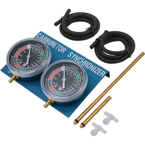 【USA在庫あり】 Parts Unlimited バキューム キャブレター シンクロナイザー 2-キャブレターセット 38..