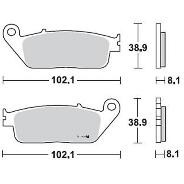 【USA在庫あり】 ブレーキング BRAKING ブレーキパッド フロント ホンダ、カワサキ、スズキ、トライアンフ (CM55 シンタード) 1721-1785 JP店