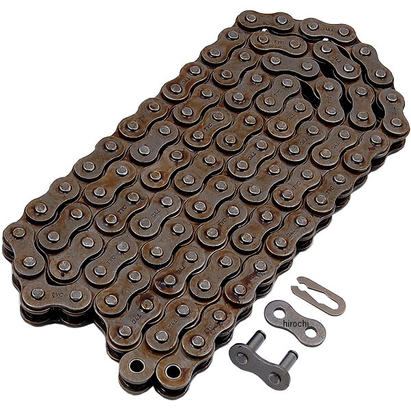 【USA在庫あり】 Parts Unlimited スタンダードチェーン ノンシール クリップタイプ 520/104L T520-104 JP店