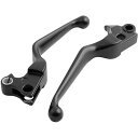 【USA在庫あり】 DRAG レバーセット スムース 96年以降 BigTwin 黒(つや消し) 0610-0128 JP店