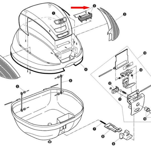 �ڥ᡼�����߸ˤ���� ���� GIVI ��Υ��å��������� Z750TR ���󥿡���ե쥯���� E370�� 75785 JPŹ