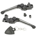 【USA在庫あり】 パワースタンド Powerstands レバーセット 調整可能 アンセム 96年以降 Big Twin コントラスト 0610-1709 J...