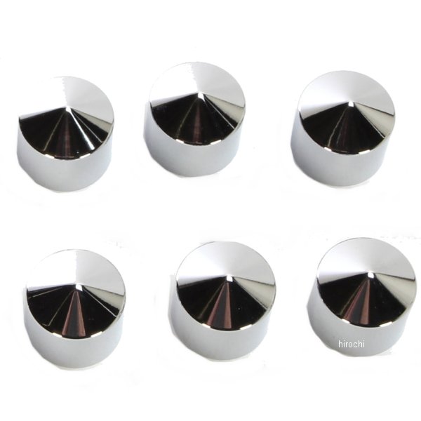 【USA在庫あり】 チロ CIRO ボルトキャップ ロッカーボックス クローム (6個入り) 2404-0632 JP店