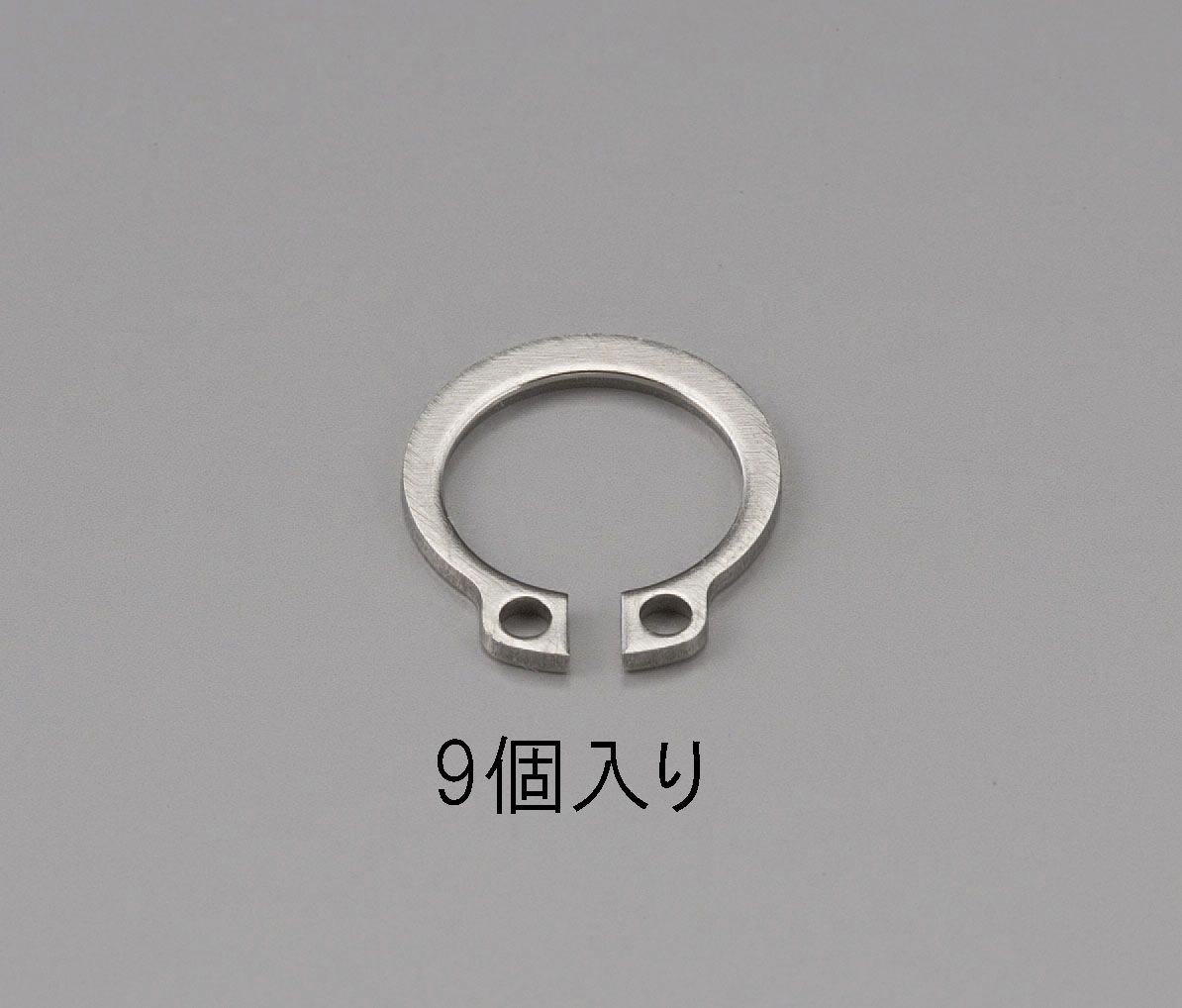 材質：ステンレス(SUS304)適合軸径：16mm入数：9個000012221355　