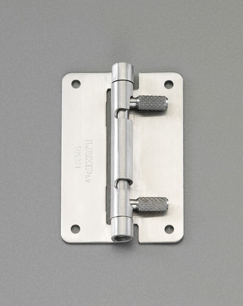 【メーカー在庫あり】 エスコ(ESCO) 75x50mm 脱着可能ヒンジ ステンレス製 000012202565 JP