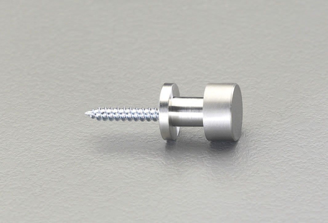 【メーカー在庫あり】 エスコ(ESCO) φ12x12.5mm フック・ねじ付 真鍮 000012232215 JP