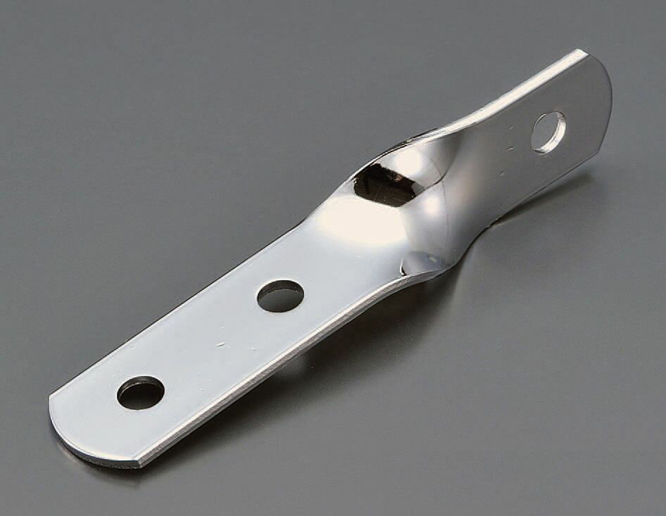 材質：スチール(クロムメッキ)幅：19mm厚み：2mm穴径：6.2mm全長：150mm穴数：5重量：約40g(1個あたり)入数：1個000012221707　