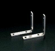 【メーカー在庫あり】 エスコ ESCO 75x 75mm フラットアングル ステンレス製/2個 000012055589 JP店