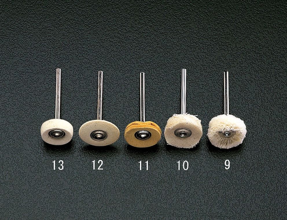 ●用途…研磨仕上げ用●軸径…3.0mm●直径…23mm●高さ…8mm●材質…なめし皮●最大回転数…12000rpm●重量…5g000012036500　