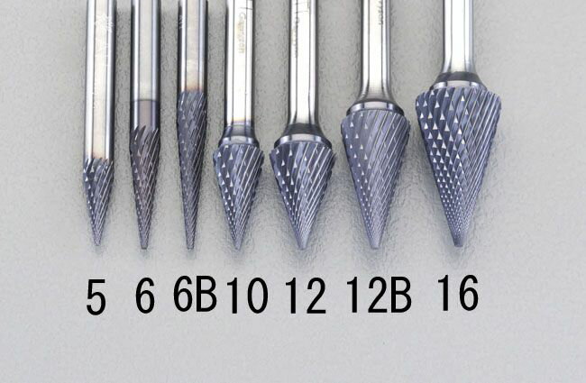 【メーカー在庫あり】 エスコ ESCO 10x16mm/6mm軸 Coated 超硬バー 000012213054 JP店