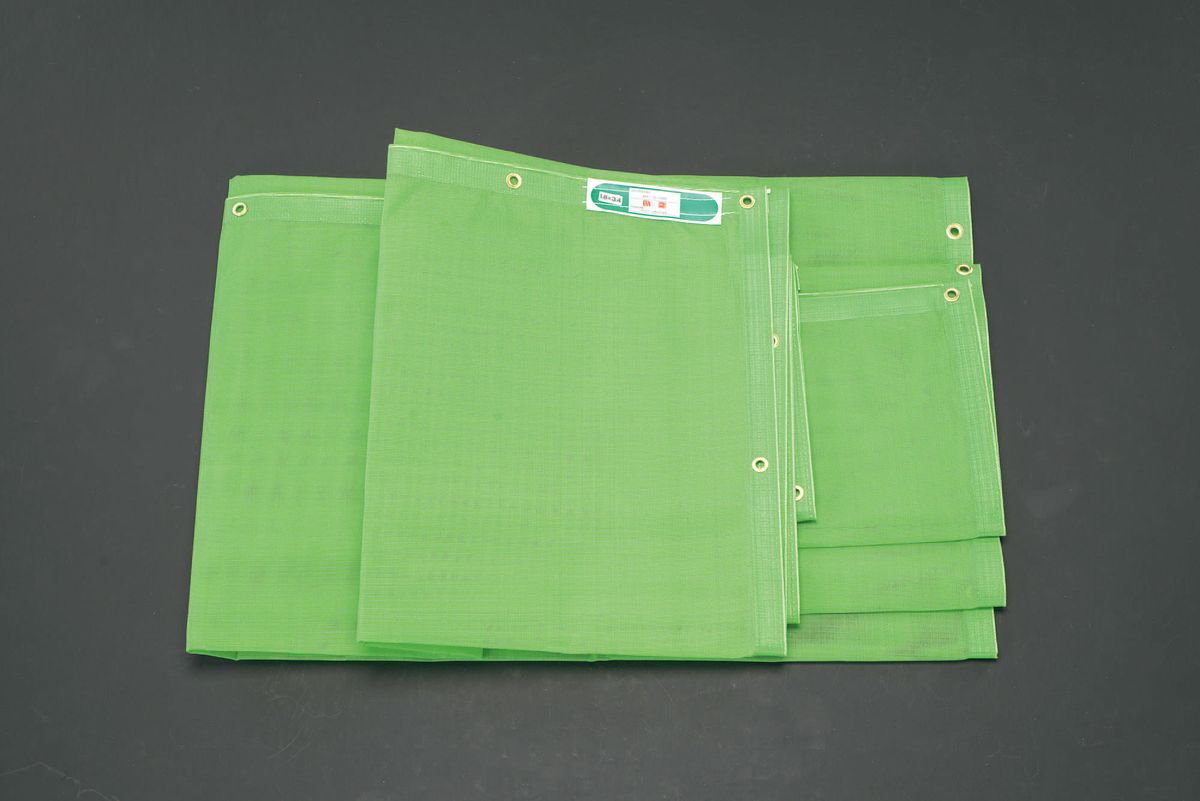 ●材質:ポリプロピレン●厚み:0.52mm●サイズ(m):1.8×5.4●目合:1mm●入数:2枚ハトメ付防炎認定品000012081711楽天 JP店　