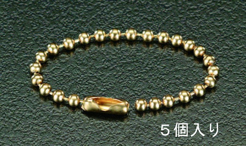 【メーカー在庫あり】 エスコ ESCO 3.1x120mm キーチェーン 5本 000012023443 JP