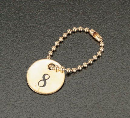 【メーカー在庫あり】 エスコ ESCO 3.1x120mm キーチェーン 5本 000012023443 JP