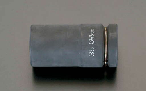 【メーカー在庫あり】 エスコ(ESCO) 1"sqx35mm 薄肉ディープソケット 000012056713 JP