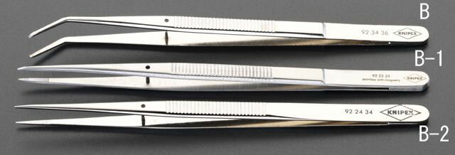 【メーカー在庫あり】 エスコ ESCO 1.4x155mm 精密用ピンセット(ニッケルメッキ) 000012014800 JP店