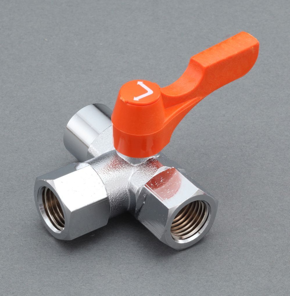 【メーカー在庫あり】 エスコ ESCO Rc3/8"xRc3/8"xRc3/8" 三方ミニボールバルブ 000012262436 JP
