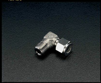 【メーカー在庫あり】 エスコ ESCO R 3/8"x10mm ユニオン(エルボ/ステンレス製) 000012050481 JP