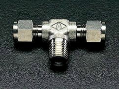 ●材質:SUS316●使用温度:-196-600°C●適用パイプ外径:10mm●取付ねじ:R（PT）1/4"チューブ使用時は、インサートリングが別途必要となります。000012050511