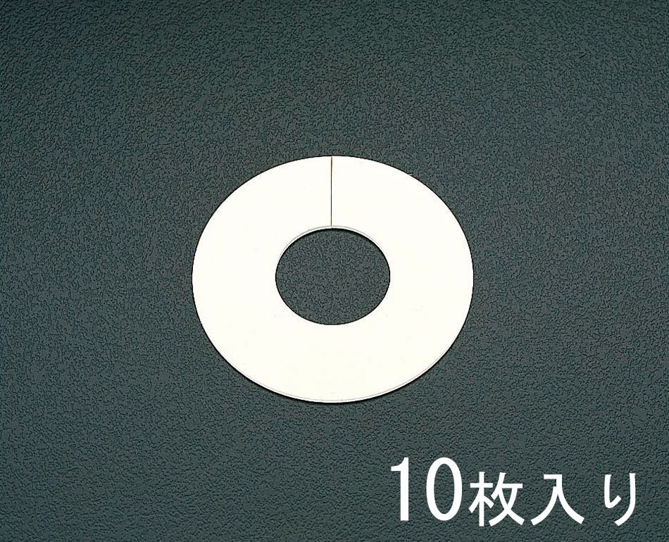 ●径称:100A●適合管外径:115.0mm●プレート外径:175.0mm●材質:塩化ビニール●カラー:アイボリー●厚さ:1.5mmのり付入数は10枚入りです。000012013596　
