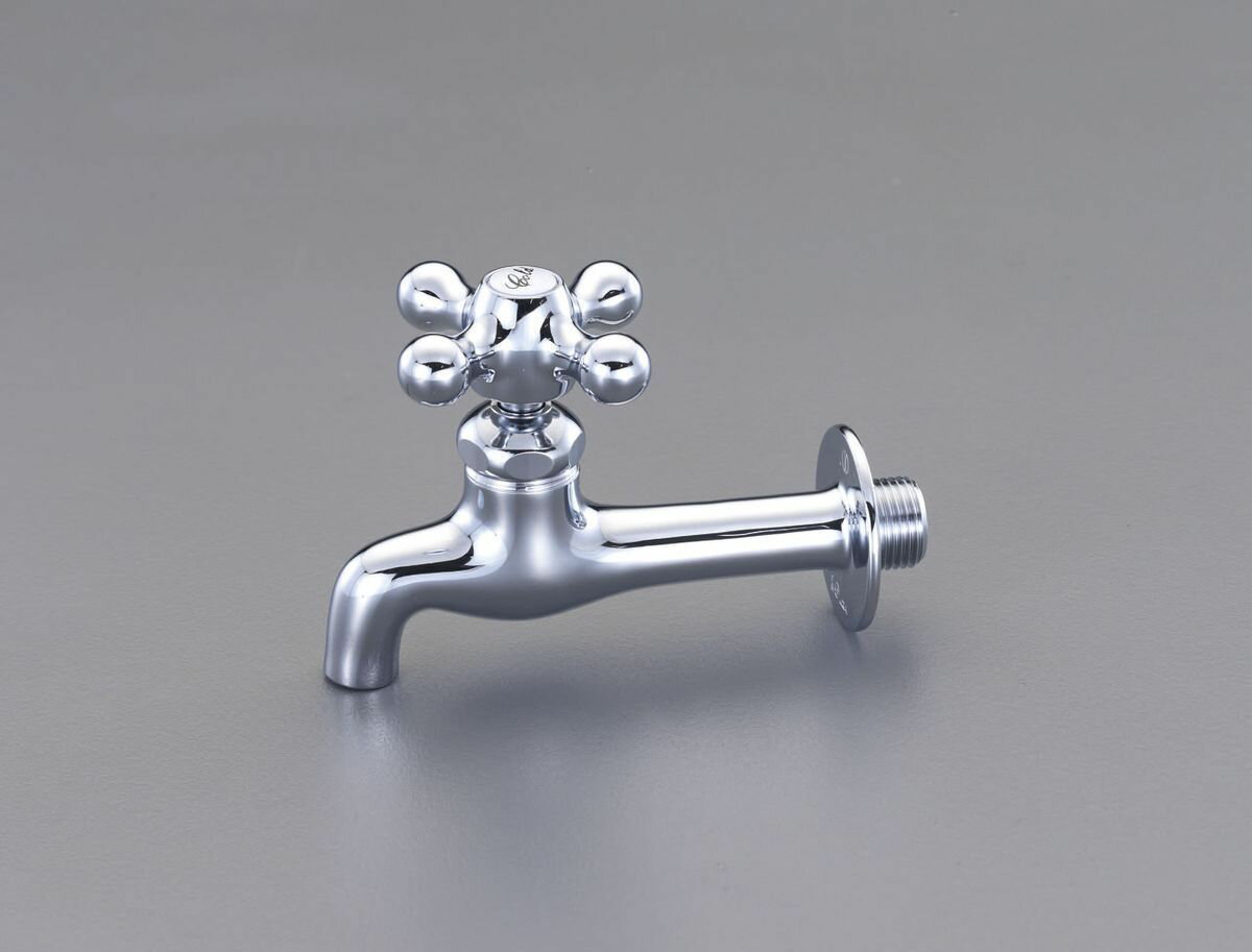 【メーカー在庫あり】 エスコ ESCO PJ 1/2" 胴長横水栓 000012207973 JP