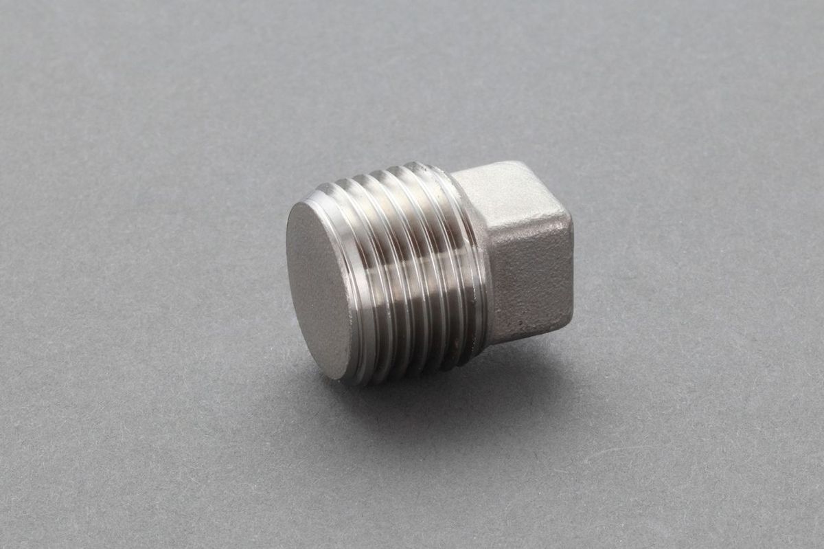 【メーカー在庫あり】 エスコ ESCO R 1/8" プラグ(ステンレス製) 000012249895 JP