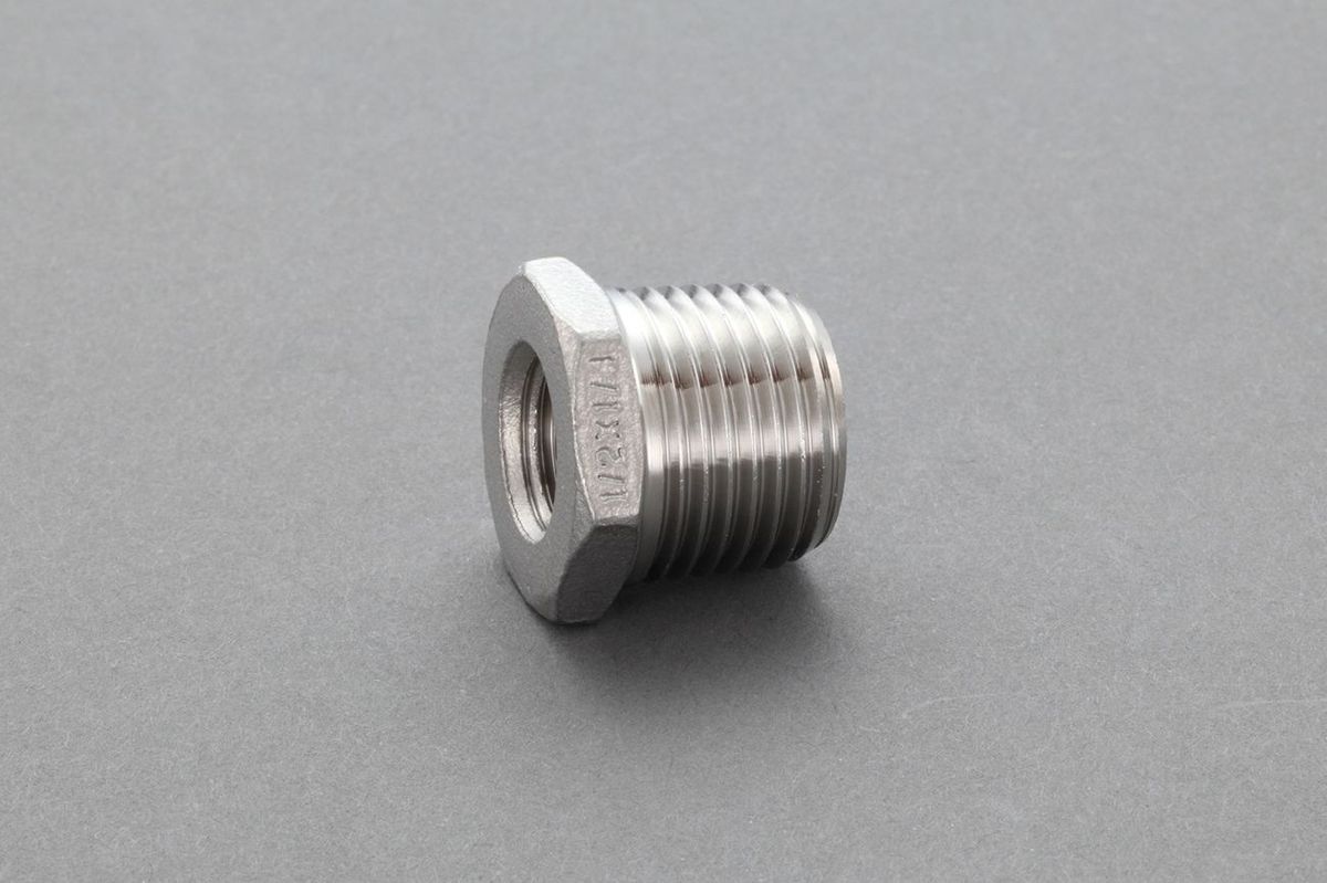 【メーカー在庫あり】 エスコ ESCO R 1/2" xRc 1/4" ブッシング(ステンレス製) 000012249907 JP