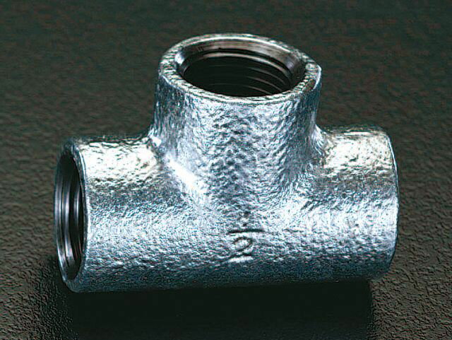 【メーカー在庫あり】 エスコ ESCO Rc 3/8" x Rc 3/8" x Rc 3/8" チーズ 000012002766 JP