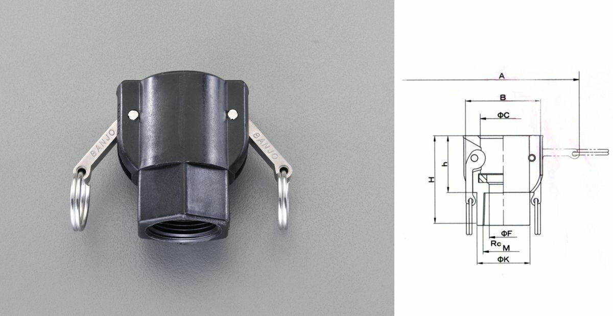 �ڥ᡼�����߸ˤ���� ������ ESCO 1-1/4