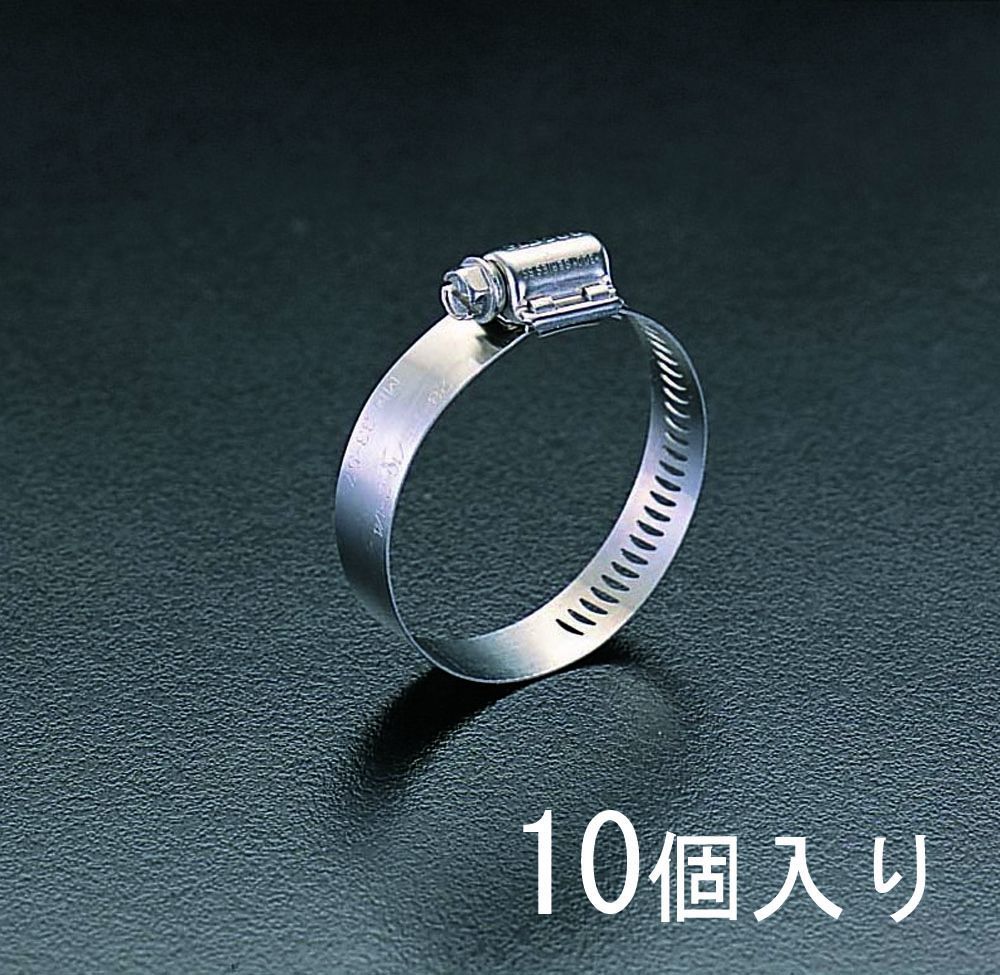●適合直径:21-44mm●バンド幅:14.2mm●六角(-)ねじ:5/16"(8mm)●材質:スクリュー:SUS305、バンド:SUS302耐腐食性の高いステンレスなので船舶等への使用に適しています。入数は10個入りです。000012061507　