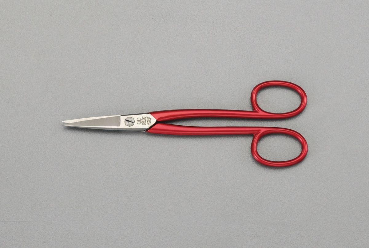 【メーカー在庫あり】 エスコ ESCO 185mm はさみ レザー(ギザ刃) 000012237700 JP