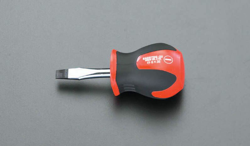 【メーカー在庫あり】 EA557DE22 エスコ ESCO 6.0x35mm ドライバー スタビー型 000012003251 JP店