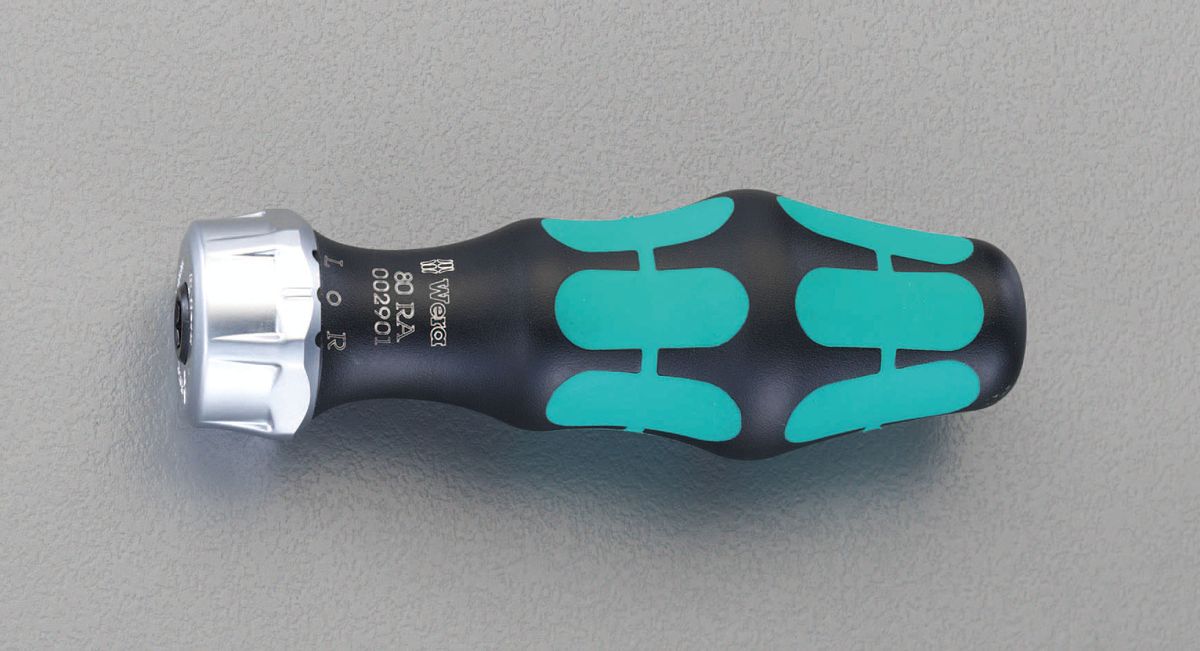 【メーカー在庫あり】 EA560WB25 エスコ ESCO 6.0mmHex/115mm ドライバーハンドル ラチェット 00001222..